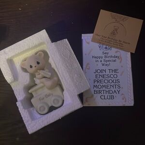 NWT “ for baby “ precious moments birthday series 1985